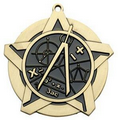 Super Star Medal - Math - 2-1/4" Diameter